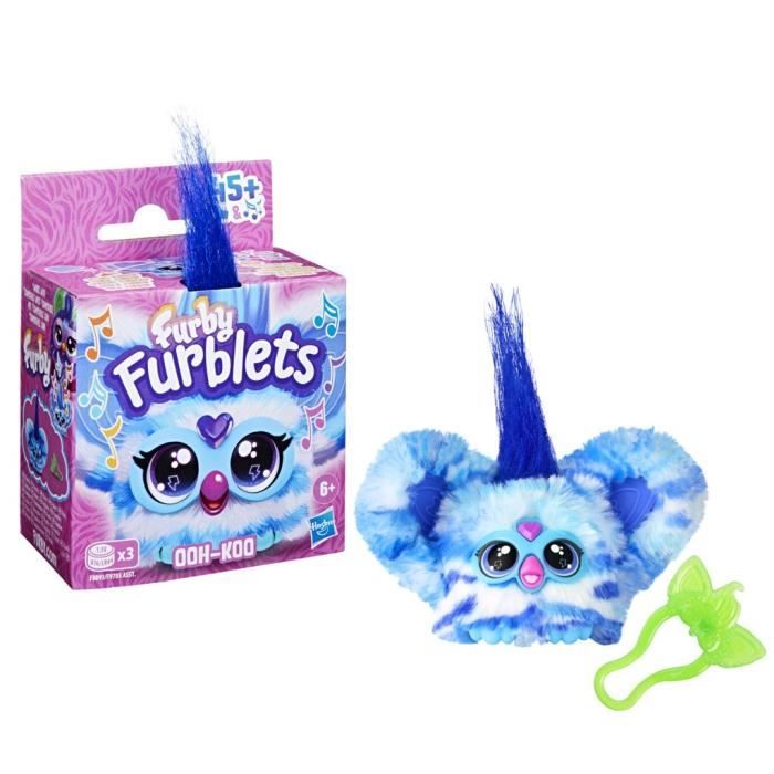 Furby Furblets Ooh-Koo Rock, mini peluche elettronico per ragazze e ragazzi, oltre 45 suoni, dai 6 anni in su, Hasbro - Disponibile in 3-4 giorni lavorativi