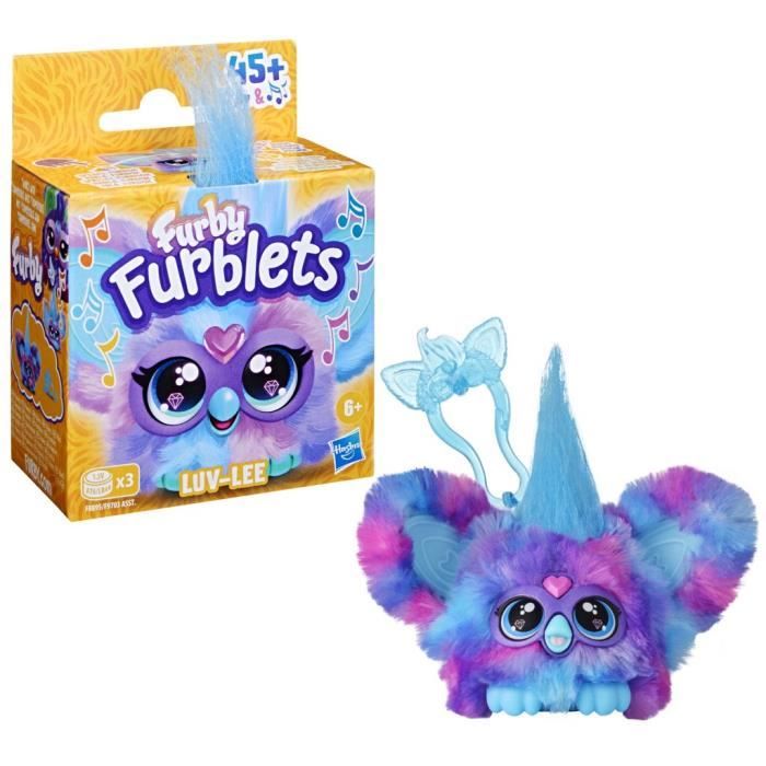 Furby Furblets Luv-Lee K-Pop, mini peluche elettronico per ragazze e ragazzi, oltre 45 suoni, dai 6 anni in su, Hasbro - Disponibile in 3-4 giorni lavorativi