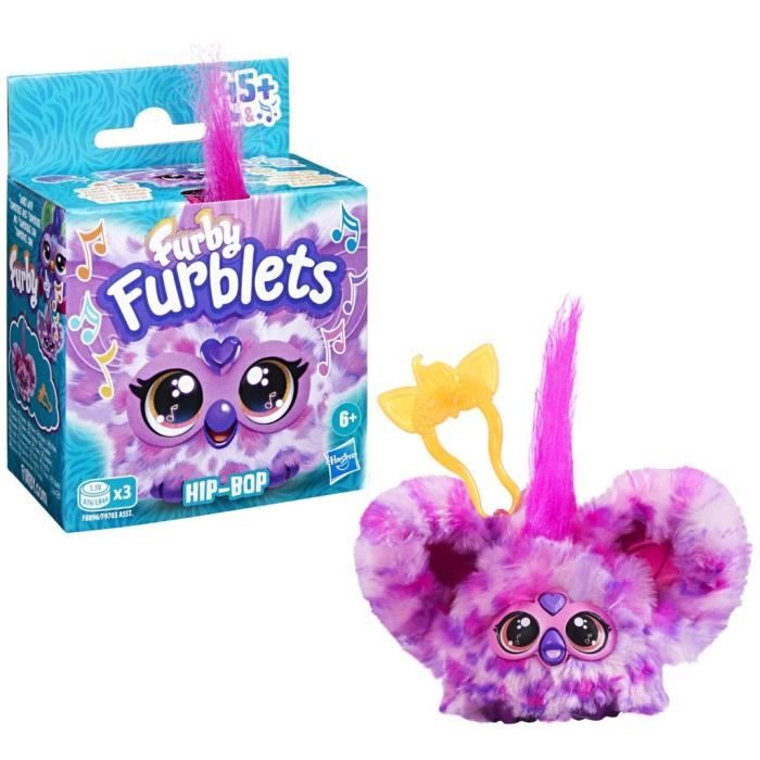 Furby Furblets Hip-Bop, mini peluche elettronico per ragazze e ragazzi, oltre 45 suoni, dai 6 anni in su, Hasbro - Disponibile in 3-4 giorni lavorativi