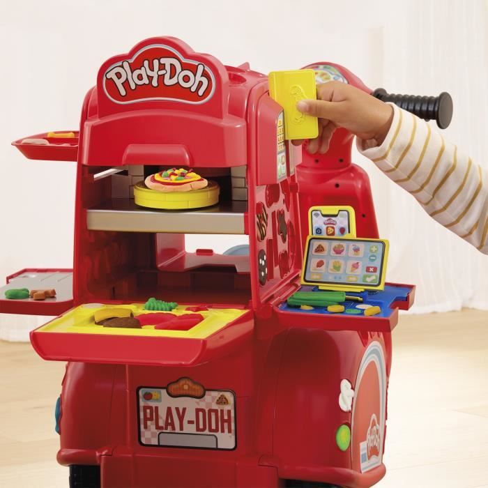 Play-Doh My Pizza Scooter, giocattoli di pasta modellabile fai-da-te per bambini - Disponibile in 3-4 giorni lavorativi