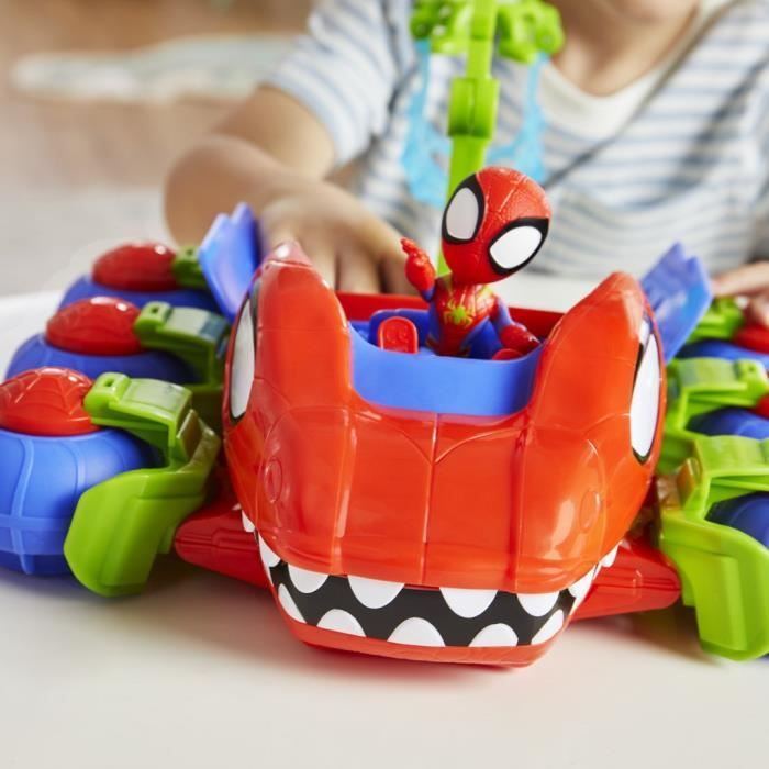 Spidey, veicolo dinosauro 2 in 1, auto fuoristrada con personaggi inclusi, dai 3 anni - Disponibile in 3-4 giorni lavorativi