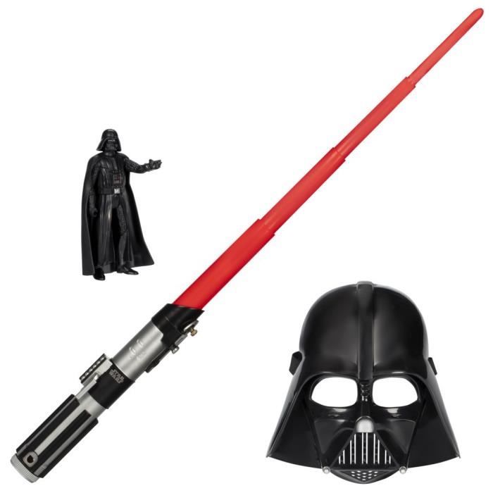 Pacchetto Darth Vader Dark Side, spada laser rossa, maschera Darth Vader e statuetta da 15 cm, accessorio, bambini di 4 anni, Star Wars - Disponibile in 3-4 giorni lavorativi