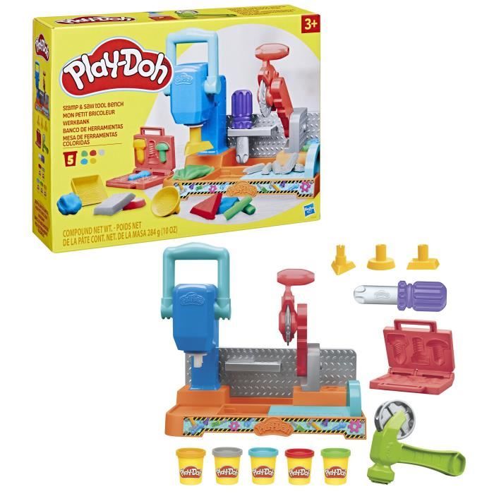 Play-Doh, il mio piccolo cofanetto tuttofare con pasta da modellare - Disponibile in 3-4 giorni lavorativi