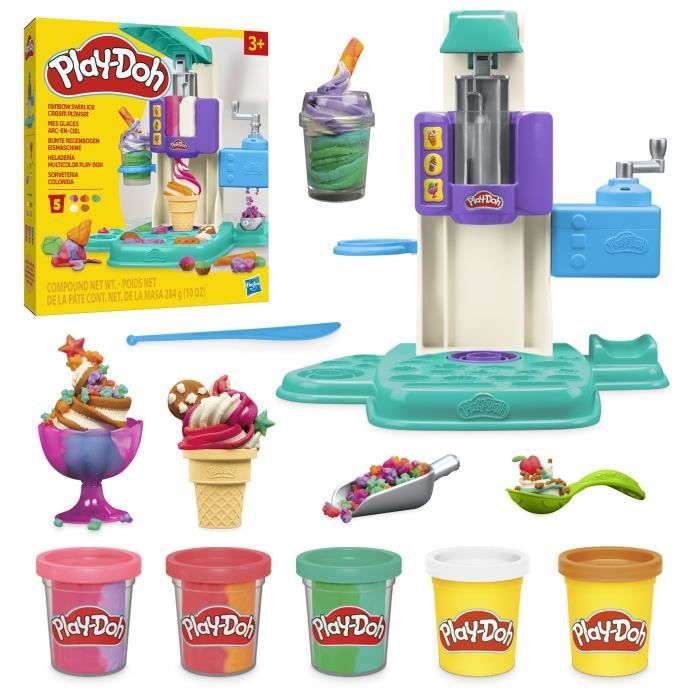 Set gelato Play-Doh My Rainbow con pasta da modellare - Disponibile in 3-4 giorni lavorativi