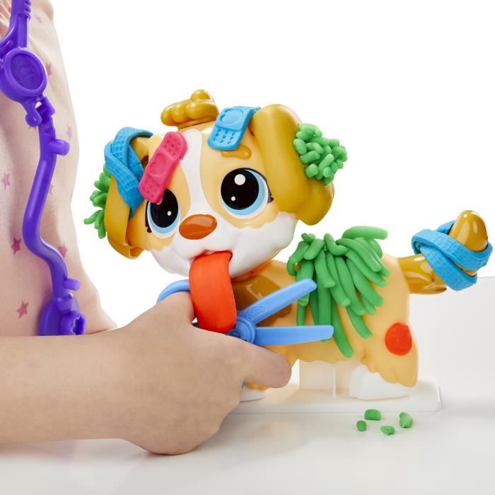 PLAY-DOH - Box - Lo studio veterinario con cane, valigetta, 10 attrezzi e 5 colori - Disponibile in 3-4 giorni lavorativi