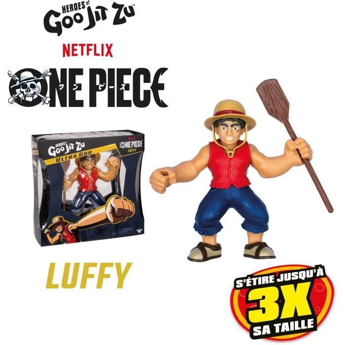 Ultragoo Rufy 17cm - HERoeS OF GOO JIT ZU - ONE PIECE - Figura estensibile con accessori - Disponibile in 3-4 giorni lavorativi