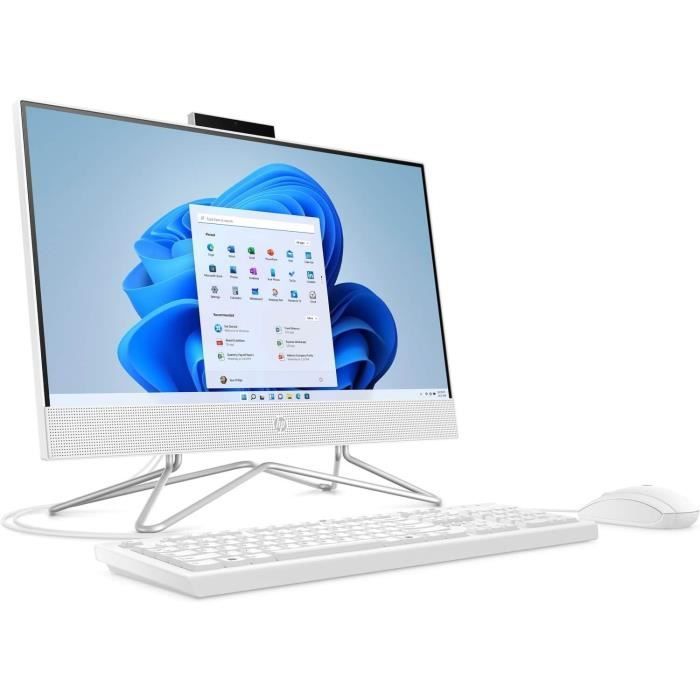 All-in-One Nuovo Office PC HP All -In -one 22 -DD0194NF - 21.5 FHD - Intel Celeron J4025 - RAM 8GB - SSD da 256 GB - Windows 11 - Tastiera + mouse - Disponibile in 3-4 giorni lavorativi