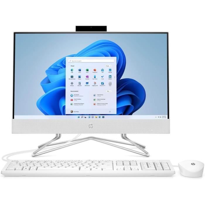 All-in-One Nuovo Office PC HP All -In -one 22 -DD0194NF - 21.5 FHD - Intel Celeron J4025 - RAM 8GB - SSD da 256 GB - Windows 11 - Tastiera + mouse - Disponibile in 3-4 giorni lavorativi