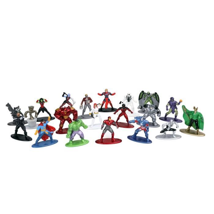 Cofanetto Marvel - 20 figurine in metallo da 4 cm - Disponibile in 3-4 giorni lavorativi