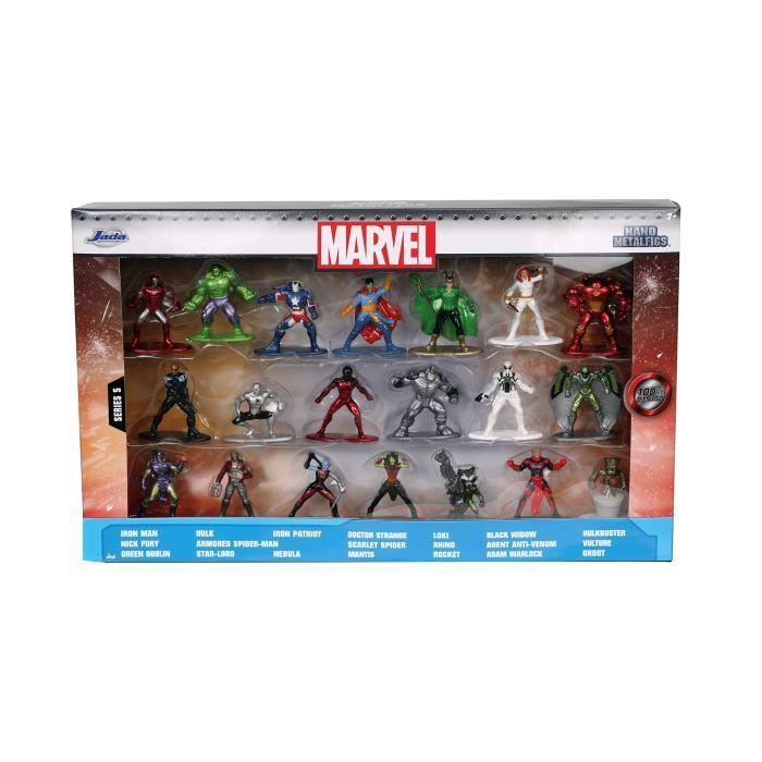 Cofanetto Marvel - 20 figurine in metallo da 4 cm - Disponibile in 3-4 giorni lavorativi