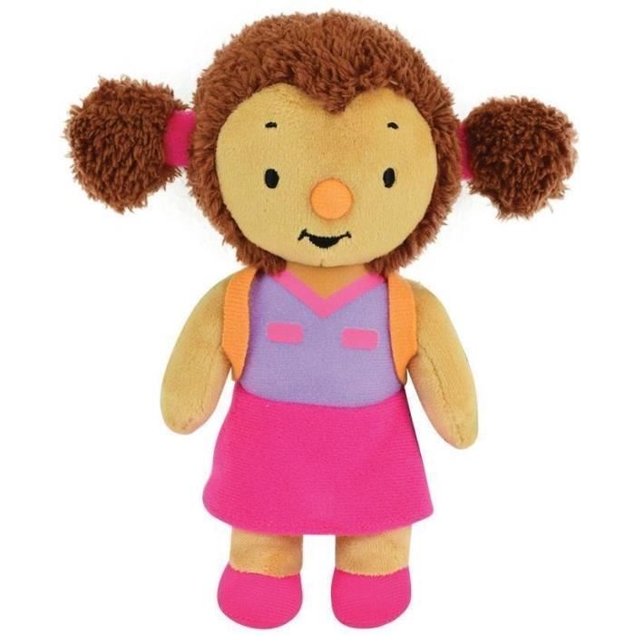 T'CHOUPI Lotto di 3 peluche Lalou, Pilou e T'choupi +/- 19 cm - Disponibile in 3-4 giorni lavorativi