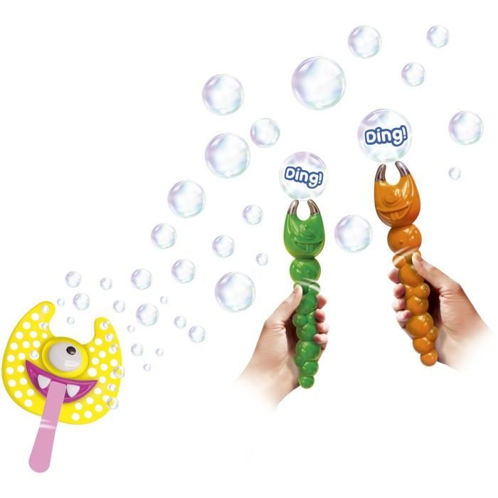 Gioco di bolle di sapone - LANSAY - 25640 - Bubbles Party - Bubble Ding Duo Electronic - Disponibile in 3-4 giorni lavorativi Lansay