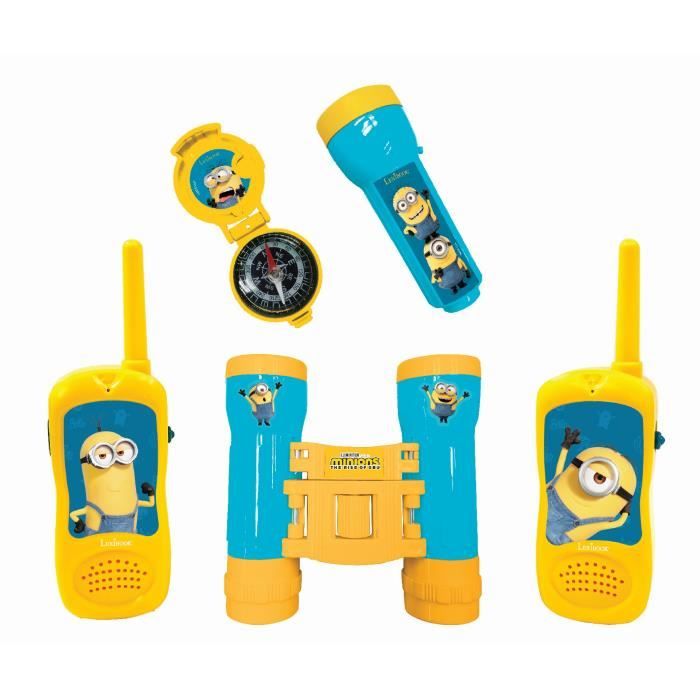 Kit dell'avventuriero con Walkie-Talkie portata 120m The Minions - Disponibile in 3-4 giorni lavorativi