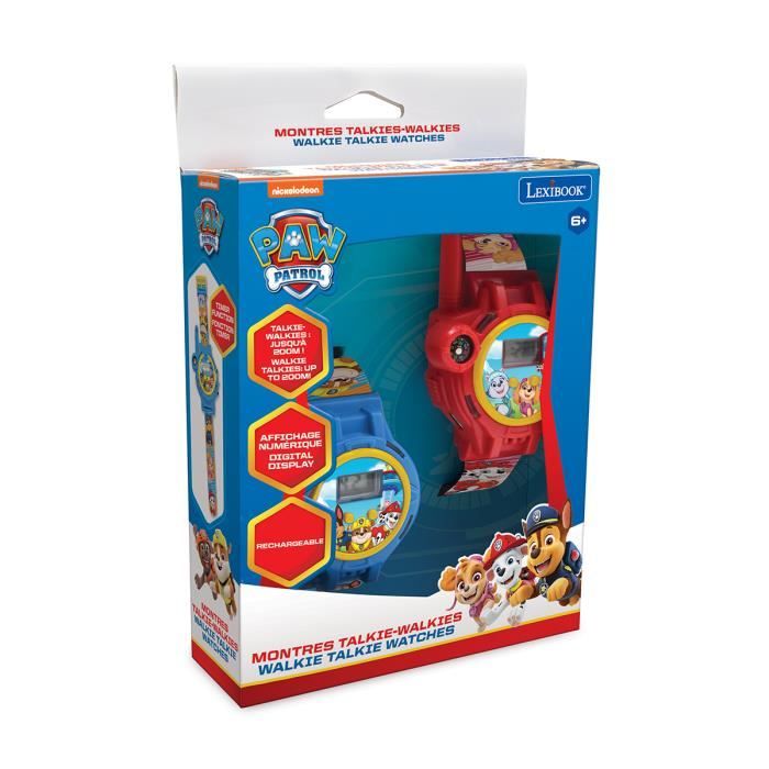 Orologio digitale Paw Patrol con funzione walkie-talkie, portata fino a 200 m - Disponibile in 3-4 giorni lavorativi