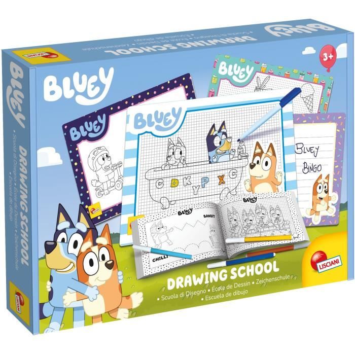 Scuola di disegno - Scuola di disegno Bluey - per imparare a disegnare - LISCIANI - Disponibile in 3-4 giorni lavorativi