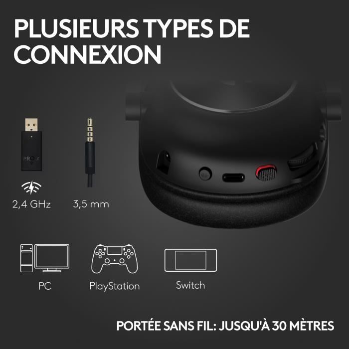 Cuffie da gioco - Wireless - LOGITECH G - PRO X 2 Lightspeed - Nere - Disponibile in 3-4 giorni lavorativi