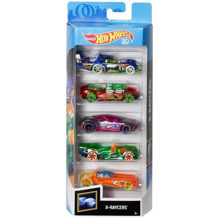 scatola di Hot Wheels 5 voitur - Disponibile in 3-4 giorni lavorativi