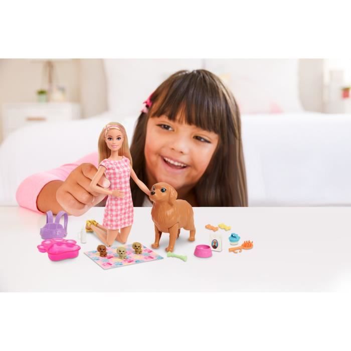 Barbie - Barbie Nascita Dei Cuccioli - Bambola - Disponibile in 3-4 giorni lavorativi