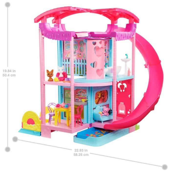 MATTEL Al passo con Chelsea e i suoi Barbie Pets, 50 cm - Disponibile in 3-4 giorni lavorativi