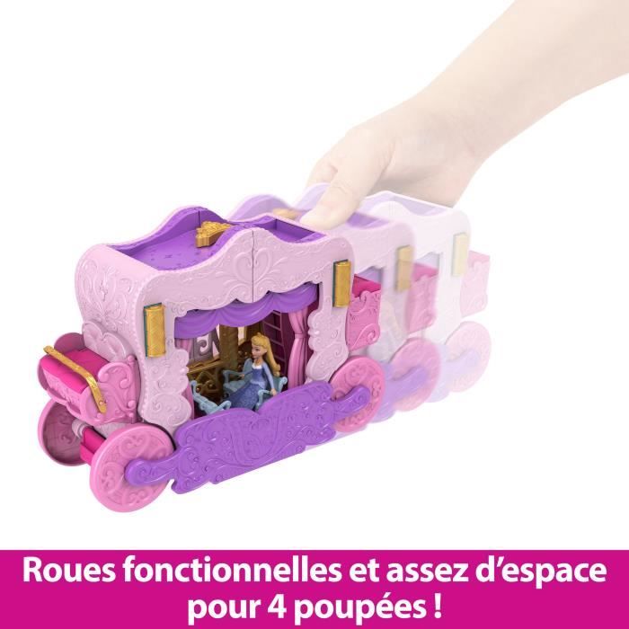 Disney Princesses-Caleche e Castle-Box con bambola Aurora HWX17 - Disponibile in 3-4 giorni lavorativi Disney Princess