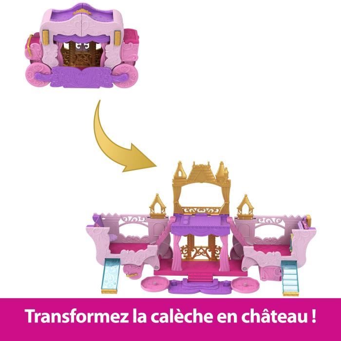 Disney Princesses-Caleche e Castle-Box con bambola Aurora HWX17 - Disponibile in 3-4 giorni lavorativi Disney Princess