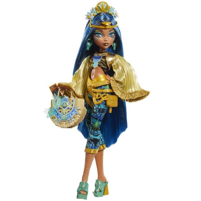 Bambola Monster High Cleo De Nile con vestito Monster Fest HXH81 - Disponibile in 3-4 giorni lavorativi