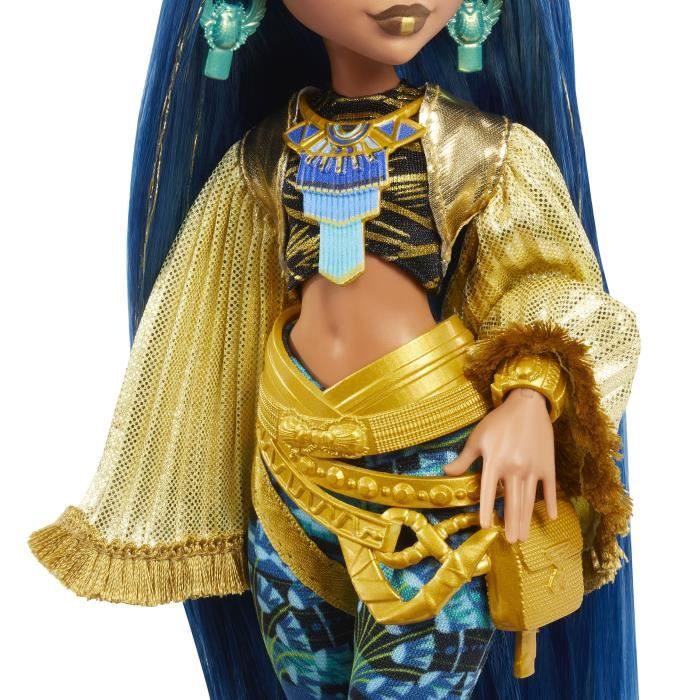 Bambola Monster High Cleo De Nile con vestito Monster Fest HXH81 - Disponibile in 3-4 giorni lavorativi