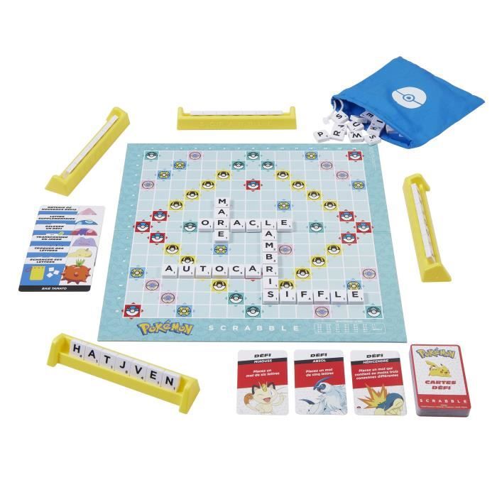 Pokémon Scrabble - Gioco da tavolo per famiglie con 2 modalità di gioco HXT27 - Disponibile in 3-4 giorni lavorativi