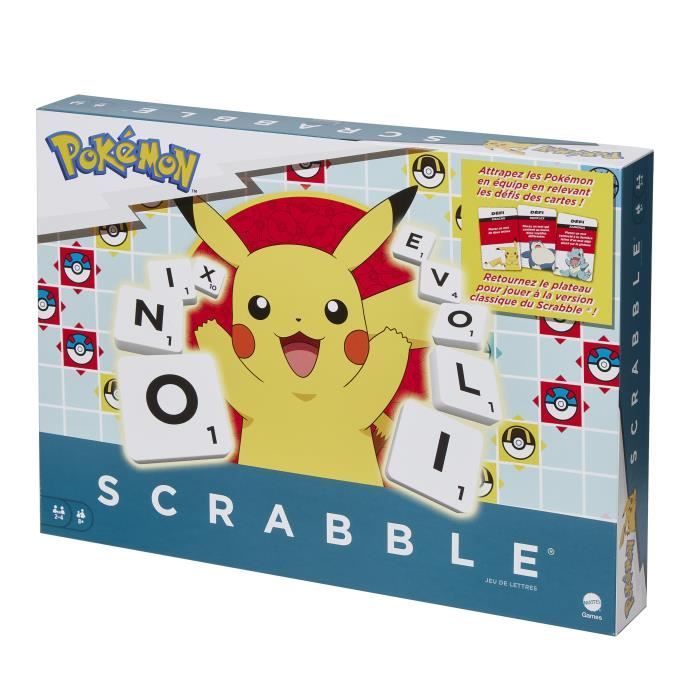 Pokémon Scrabble - Gioco da tavolo per famiglie con 2 modalità di gioco HXT27 - Disponibile in 3-4 giorni lavorativi