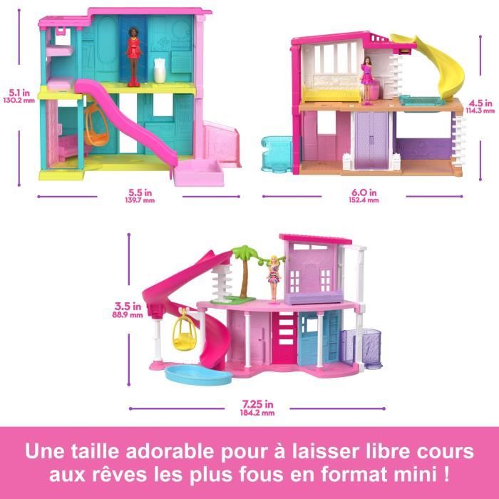 BARBIE Mini Mini casa delle bambole Barbieland - casa dei sogni con mini bambola a sorpresa - modello casuale - Disponibile in 3-4 giorni lavorativi Barbie