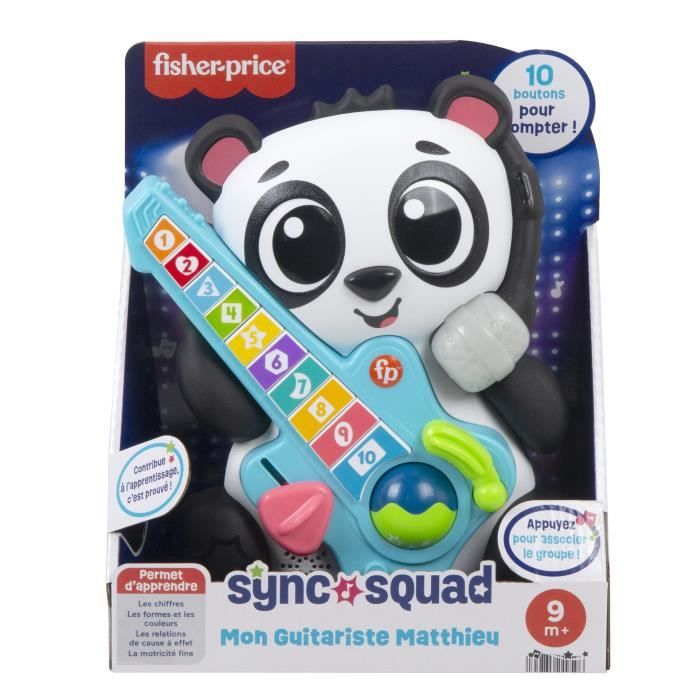 Fisher-Price-Link Squad Panda Figure-Giocattolo di attività musicale HYK95 - Disponibile in 3-4 giorni lavorativi