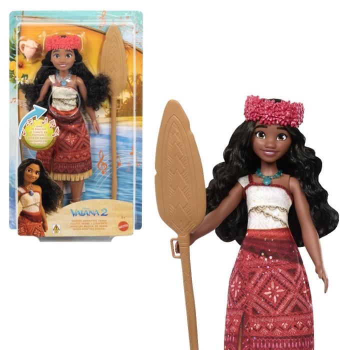 Moana Doll 2 Mattel Disney Princess bambola cantante JBT62 - Disponibile in 3-4 giorni lavorativi