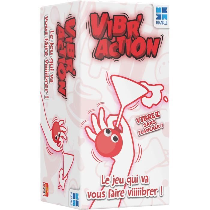 Gioco da tavolo - MEGABLEU - Vibr'Action - 200 sfide vibranti da affrontare con il braccialetto - Disponibile in 3-4 giorni lavorativi