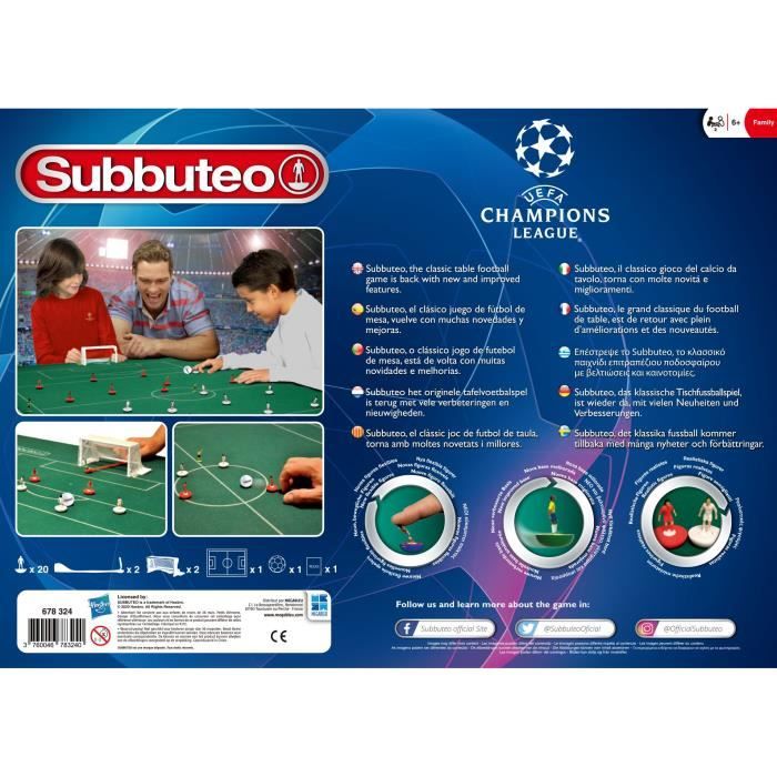 Giochi da tavolo della Champions League SUBBUTEO - Disponibile in 3-4 giorni lavorativi