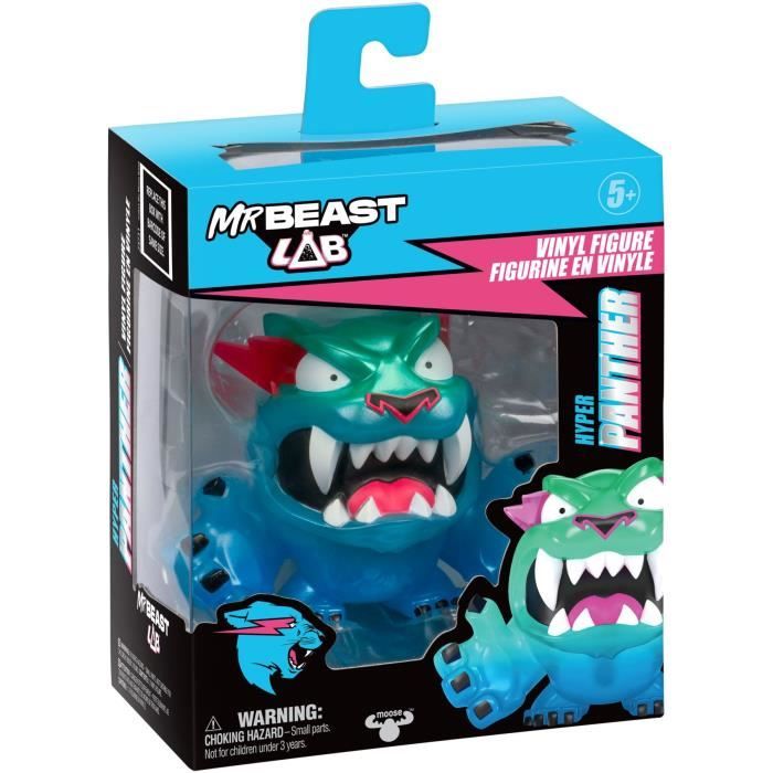 Figura in vinile - MOOSE TOYS - Panthere Camo Mr. Beast Lab - 8,8 cm, Collezione - Disponibile in 3-4 giorni lavorativi