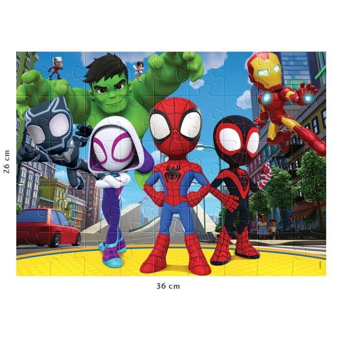 Spidey e i suoi amici puzzle 45 pezzi - Cartoni animati e fumetti - NATHAN - Dai 5 anni - Disponibile in 3-4 giorni lavorativi