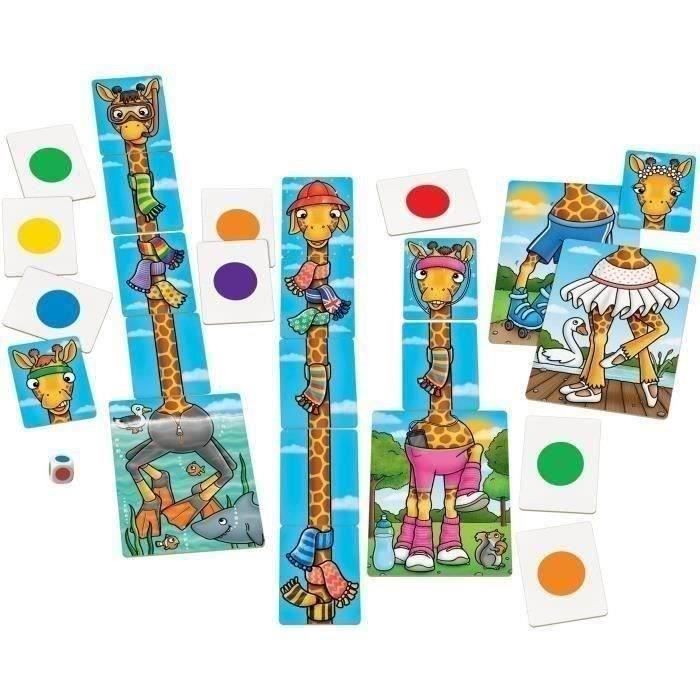 Le giraffe e le loro sciarpe colorate - FRUTTETO - Disponibile in 3-4 giorni lavorativi