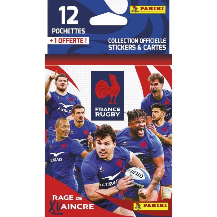 Blister 12+1 tasche PANINI - RUGBY EDF - Disponibile in 3-4 giorni lavorativi