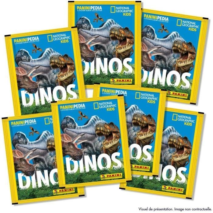 Carte da collezione - PANINI - DINOS NATIONAL GEOGRAPHIC KIDS - PANINIPEDIA - Blister 7 tasche - Disponibile in 3-4 giorni lavorativi