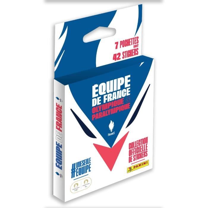 Blister da 7 tasche - PANINI - Squadra francese Giochi Olimpici 2024 - 42 Figurine - Disponibile in 3-4 giorni lavorativi