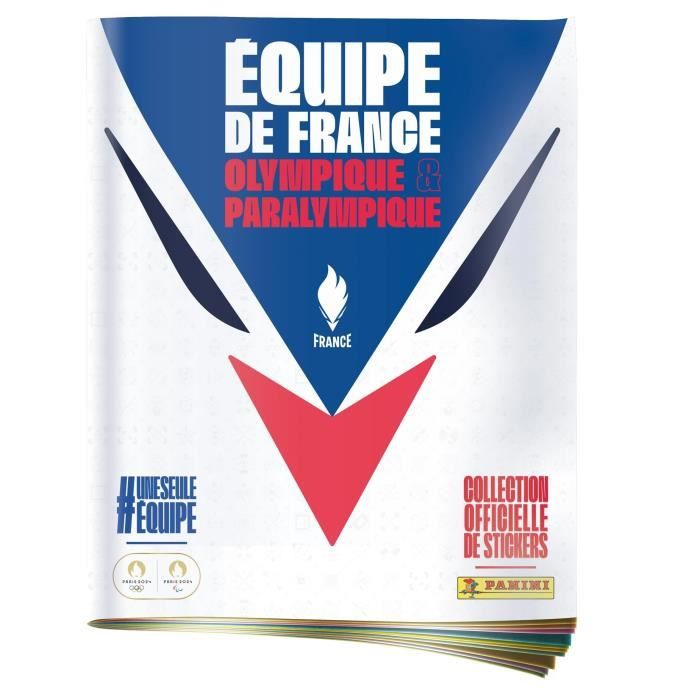 Album figurine + copertine - PANINI - Squadra francese Giochi Olimpici 2024 - Disponibile in 3-4 giorni lavorativi