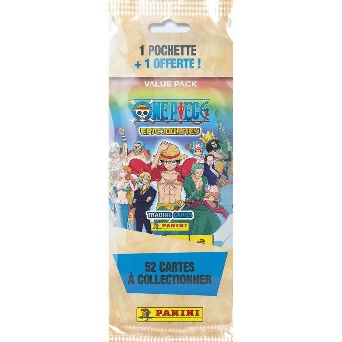 Fat pack 1 pocket acquistata + 1 omaggio - PANINI - One Piece - 52 carte - Disponibile in 3-4 giorni lavorativi