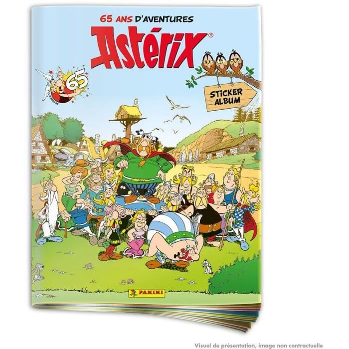 Album - PANINI - Asterix (65 anniversario) - 264 figurine lucide e metalliche - Disponibile in 3-4 giorni lavorativi