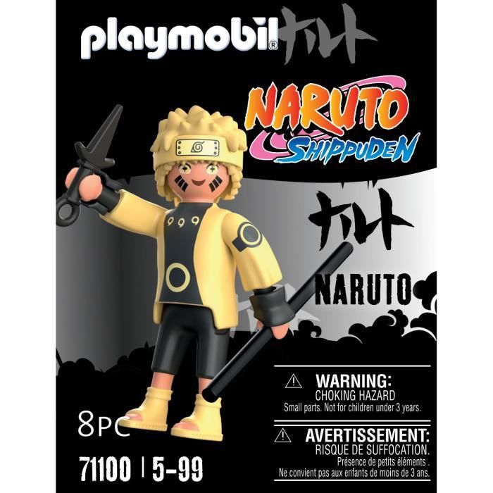 Playmobil 71100 Naruto Rikudou Sennin Modalità - Naruto Shippuden - Heroes di Manga Ninja - Disponibile in 3-4 giorni lavorativi