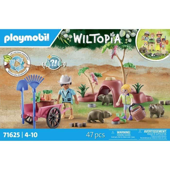 PLAYMOBIL - 71625 - Le tane del vombato - Disponibile in 3-4 giorni lavorativi