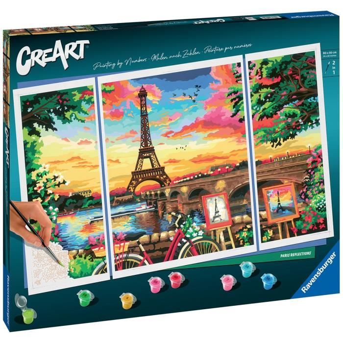 Formato Creart 80x50cm - Triptych -4005556201341 - Ravensburger - Disponibile in 3-4 giorni lavorativi