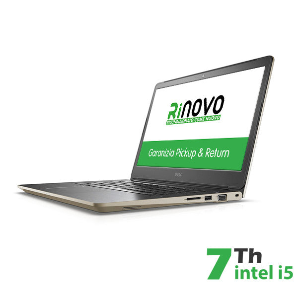 PC Notebook Ricondizionato RINOVO NB DELL VOSTRO14 5468 i5-7X00U DDR4 8GB SSD 240GB 14" W10P NO DVD 3MESI BATTERIA GRADE A1 1Y - Disponibile in 3-4 giorni lavorativi