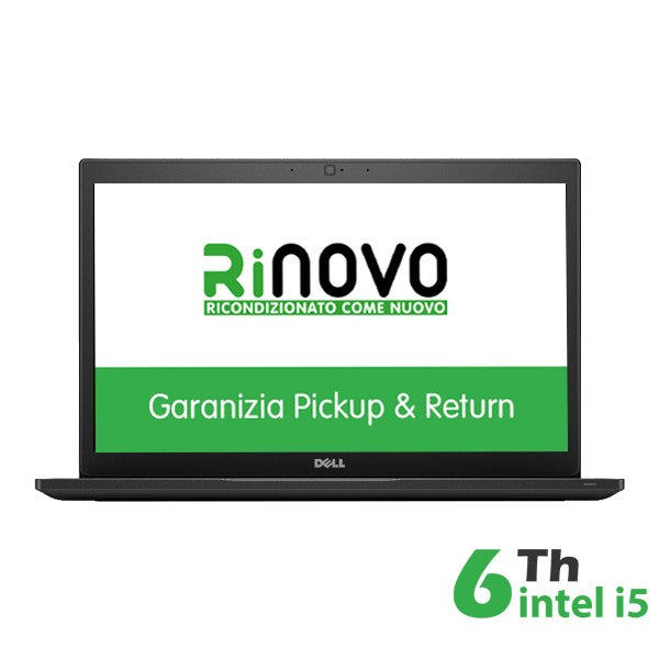 PC Notebook Ricondizionato RINOVO NB DELL LATITUDE E7480 I5-6X00U DDR4 16GB SSD 480GB 14" NO DVD 3 MESI BATTERI W10P GRADE A 1Y - Disponibile in 3-4 giorni lavorativi