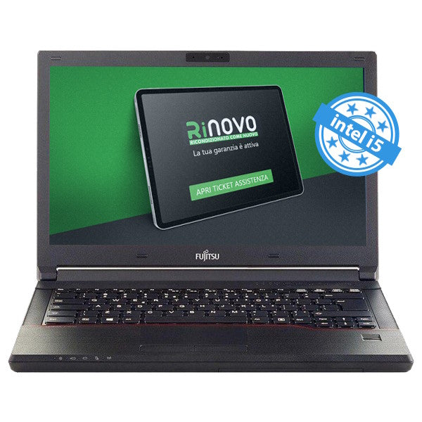 PC Notebook Ricondizionato RINOVO NB FUJITSU REFURBISHED LIFEBOOK E546 i5-6X00 DDR4 8GB SSD 240GB WIN 10P UPG GARANZIA 1 ANNO - Disponibile in 3-4 giorni lavorativi