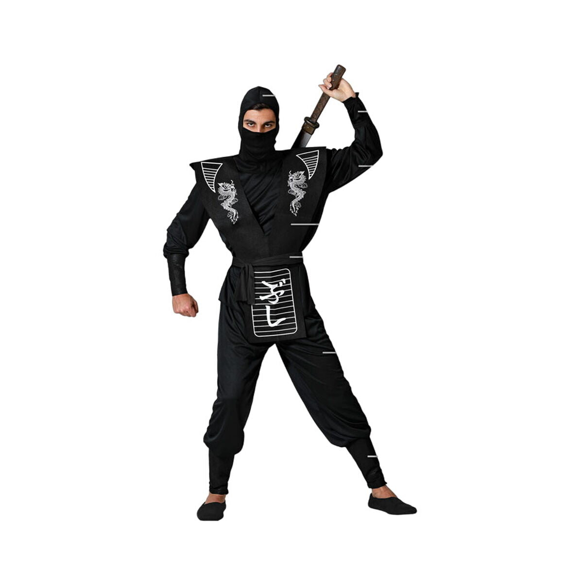 Costume Ninja Bianco Taglia:XL - Disponibile in 3-4 giorni lavorativi